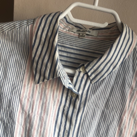 Striped MADEWELL shirt dress - Picture 2 of 3